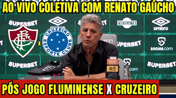 COLETIVA RENATO GAÚCHO AO VIVO - DIRETO DO ESTÁDIO - COLETIVA DO FLUMINENSE AO VIVO