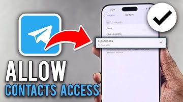 How to Allow Telegram to Access Contacts - 2025