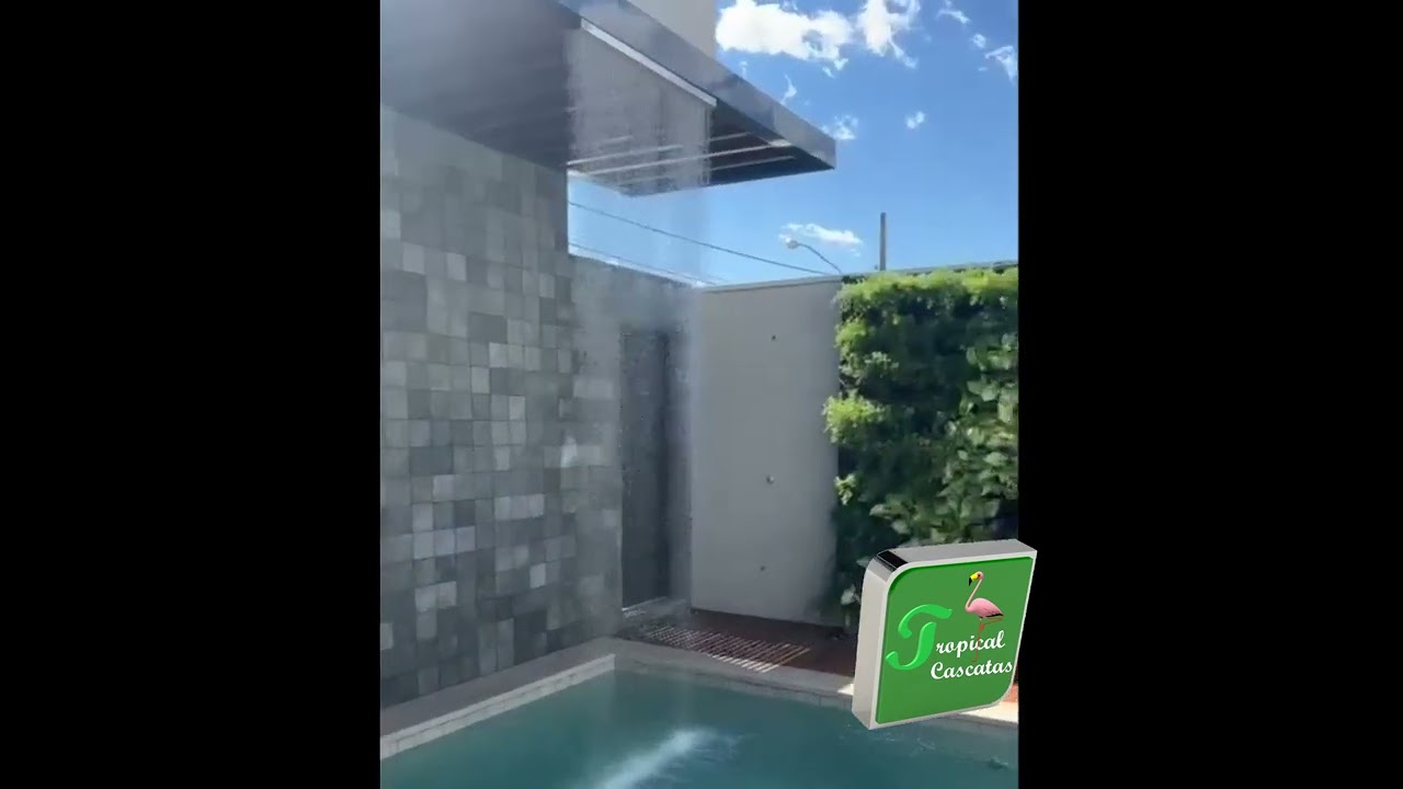 Cascata chuveiro aço Inox