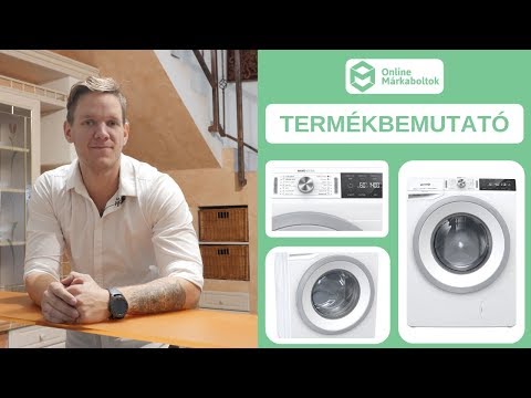 GORENJE WA844 | elöltöltős mosógép bemutató videó