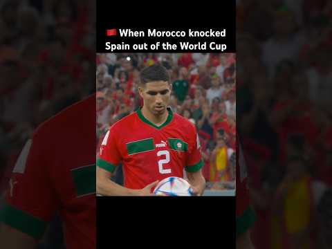 When Morocco knocked Spain out of the World Cup