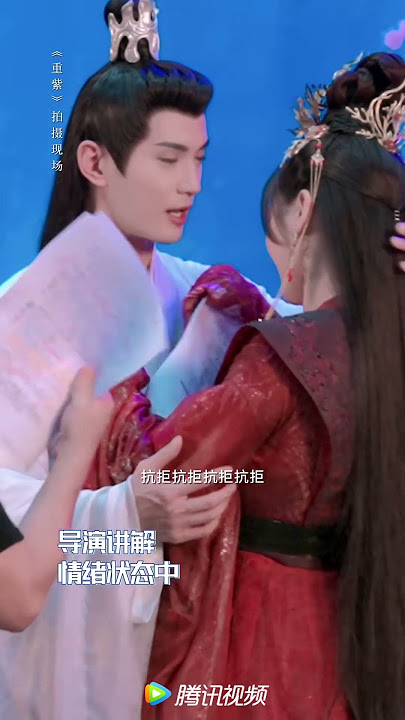 吻戏多到杨超越震惊！#thejourneyofchongzi kissing behinds🥰#yangchaoyue #xuzhengxi #shorts