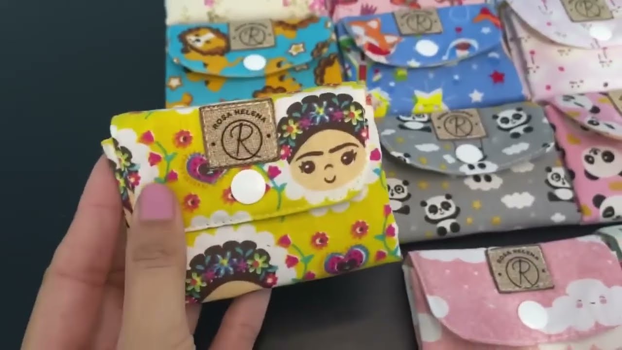 MINI CARTEIRA 🌟 CANAL DA ROSA 🌟 COSTURA CRIATIVA