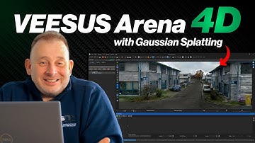 Animated Gaussian Splats in Arena4D by Veesus!