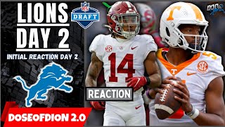 Lions Day Day 2 NFL Draft Reaction: LaPorta, Branch, Hooker, Martin