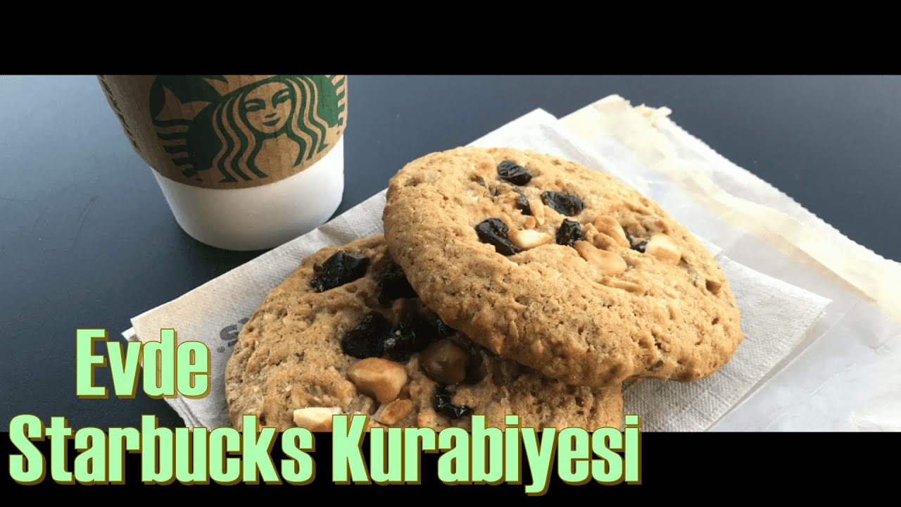 STARBUCKS KURABİYESİ Ev Yapımı Çıtır Çıtır Kurabiye YouTube