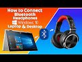 How To Connect Bluetooth Earphones To PC Windows 10 | How To Get Bluetooth On PC