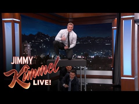 J.J. Watt Jumps Over Jimmy Kimmel & Guillermo
