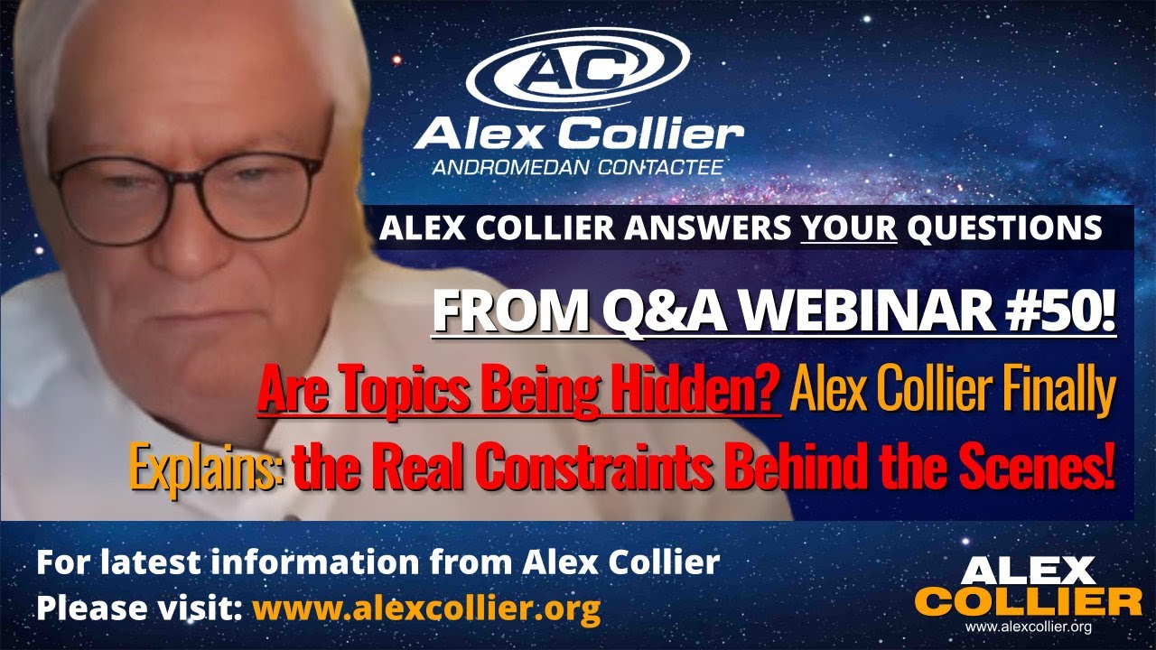Are Topics Being Hidden? Alex Collier Finally Explains: the Real ...