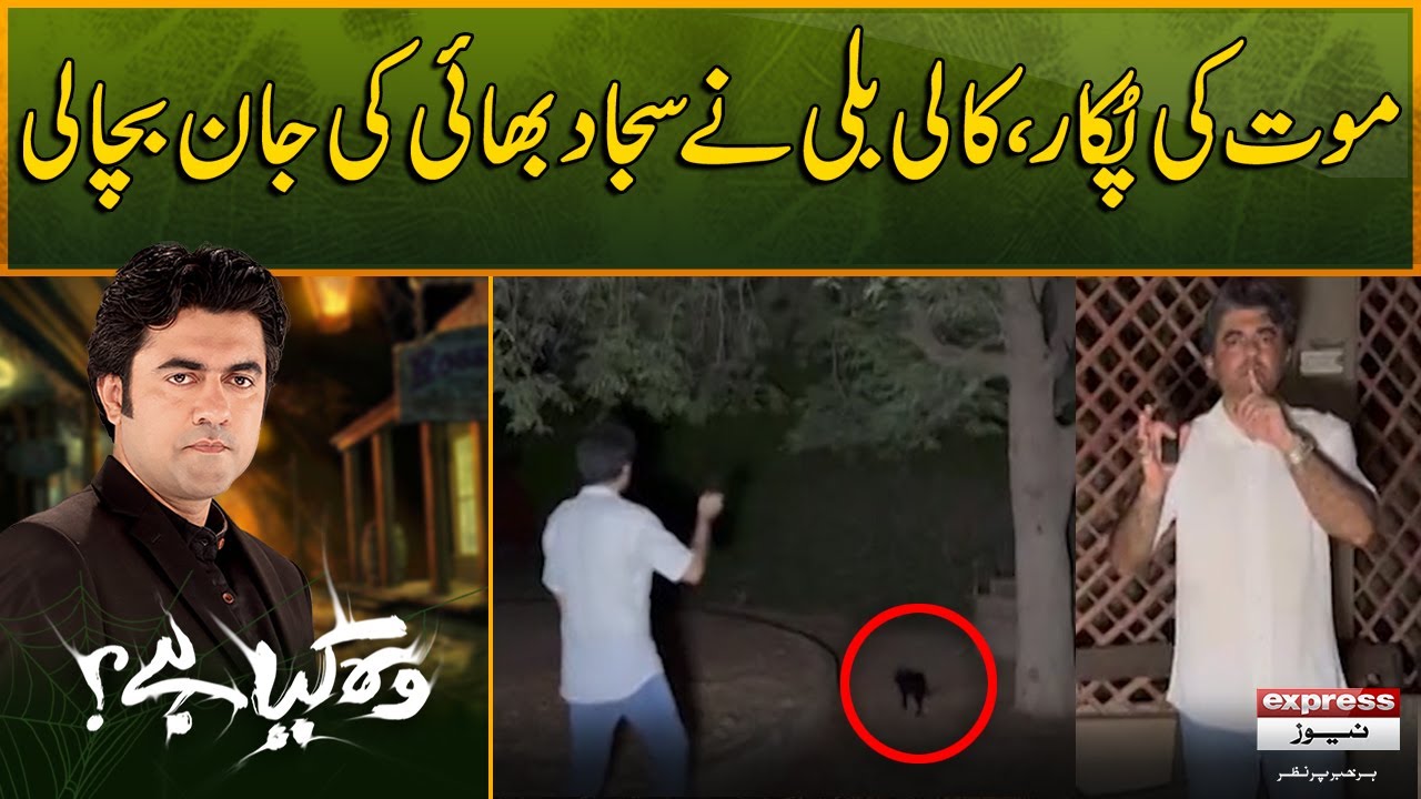 Woh Kya Hai with Sajjad Saleem | Black Cat Save Sajjad Bhai life | The Horror Show