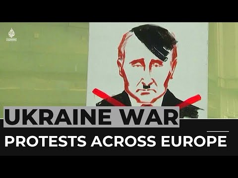 Thousands rally in Berlin, Paris to call for peace in Ukraine
