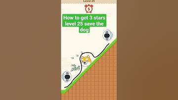 how to get 3 stars level 25#savethedog#gaming