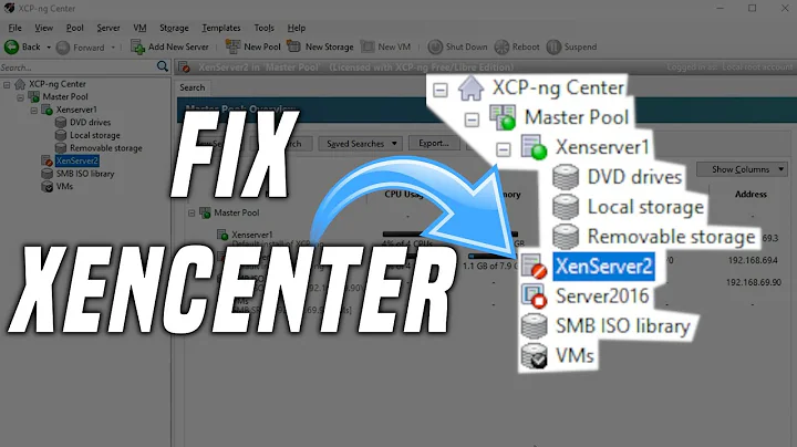 Cannot connect to XenCenter