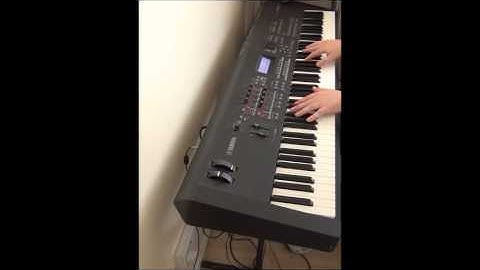 Yamaha MOX Performance Mode Demo - Splits and Layers - Guitar and Piano Ballad