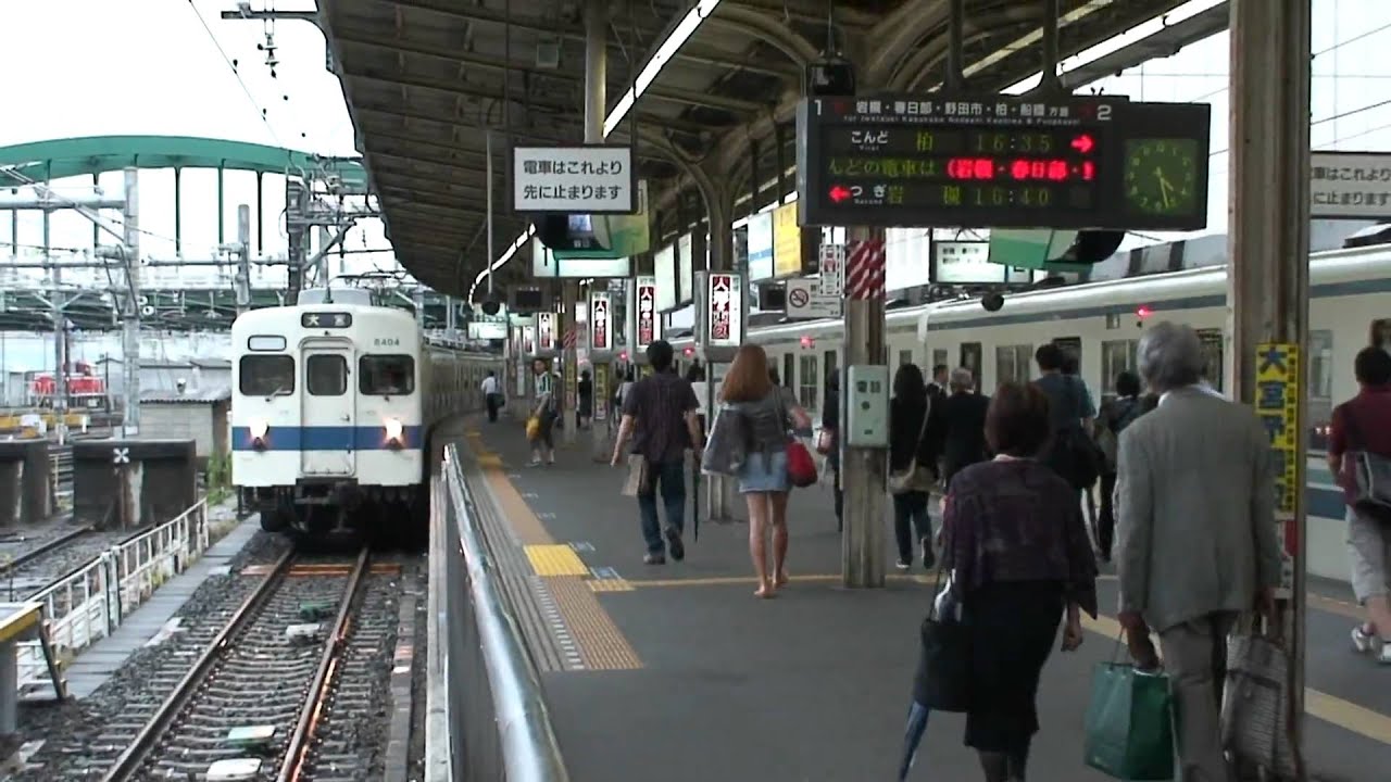 東武野田線大宮駅 8000系原型顔並び Youtube