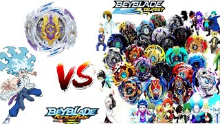 Rage Longinus VS Tüm Evolution Beybladleri (Beyblade Burst Sparking/Surge/Evolution Türkçe)