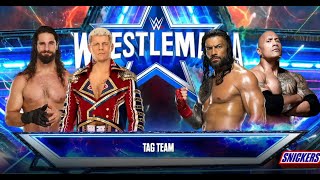 WWE2k23 | WRESTLEMANIA |  TAG TEAM #wwe #gameplay