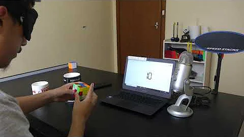 Rubik's Cube Blindfolded but I say what I memorise