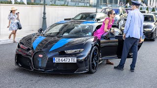 Supercars in Monaco 2023 - VOL. 22 (SLR Stirling Moss, Ford GT, Senna, Chiron Sport Noire, 599 GTO)