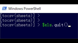 convert excel(multiple sheets) to csv using powershell.