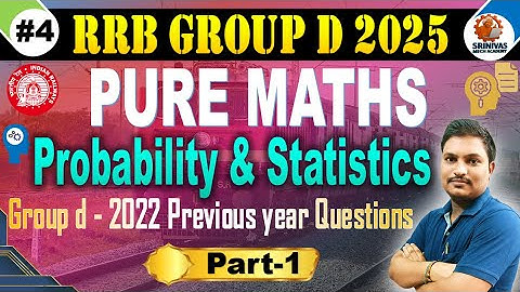 Group D Statistics PYQ PART 1 | PURE MATHS Solved for all by #SRINIVASMechAcademy #SRINIVASMech
