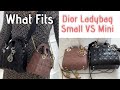COMPARISON Dior My Ladybag Small VS Mini | What Fits and Mod Shots