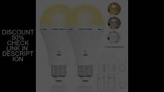 USB-C Rechargeable Emergency Bulb with E27 Socket, Tri-Color Temperature (3000K-6000K), Remote Contr