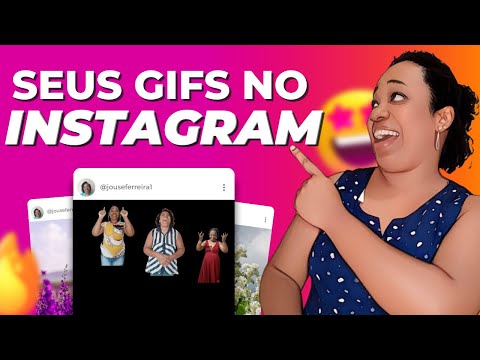 Como colocar meus GIFS NO INSTAGRAM? Meus PRÓPRIOS GIFS NO INSTAGRAM (2023)  