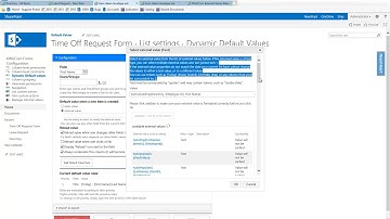 Setting Up SharePoint Forms to Auto populate Fields with KWIZ Forms