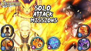 [NxB] Naruto \& Sasuke Solo Attack Missions (Hokage \& Wandering Ninja Rekits)