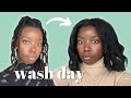 first WASH day &amp; DETANGLE after LOC COMB OUT! new hair goals + new products | FRMEECH