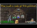 What to sell to make gil with goldsmith in dawntrail