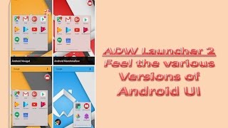 ADW Launcher 2- Feel the various Versions of Android UI. screenshot 4