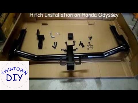 How to install a Honda hitch on a Honda Odyssey