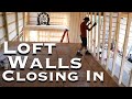 Building the Master Bedroom Loft Walls in the Barndominium