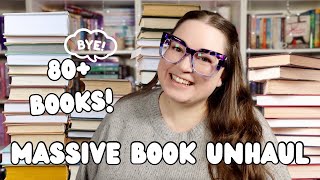 Time for Another Big Book Unhaul | saying bye to 80+ books!
