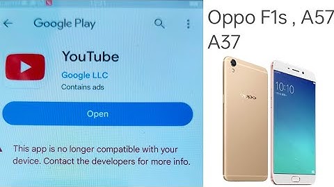 😔Swich to Youtube.com | Oppo F1s A37 F3 old models Youtube problem fix