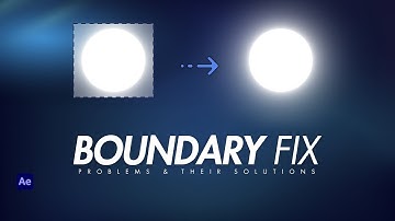 Solve Boundary Box Problem into After Effects | Crop Compositions
