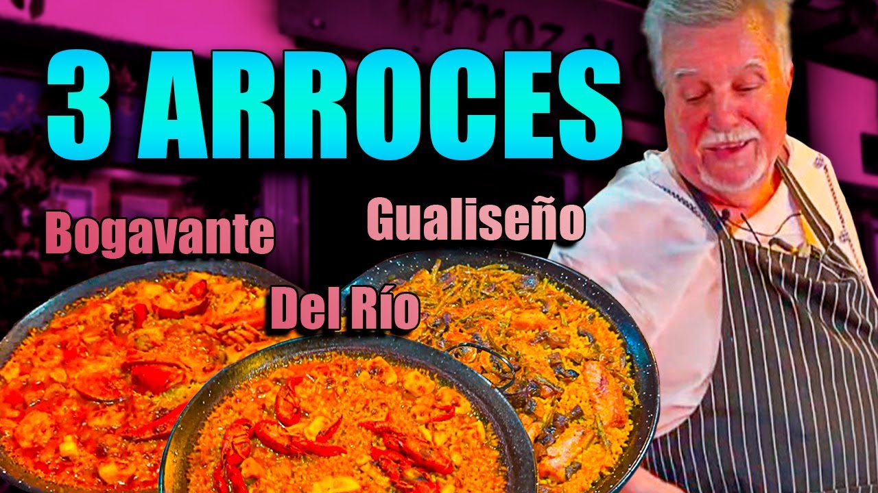 3 ARROCES PARA CHUPARSE LOS DEDOS (BOGAVANTE, GUALISEÑO Y DEL RÍO)