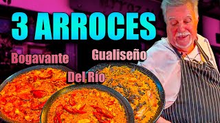 3 ARROCES PARA CHUPARSE LOS DEDOS (BOGAVANTE, GUALISEÑO Y DEL RÍO)