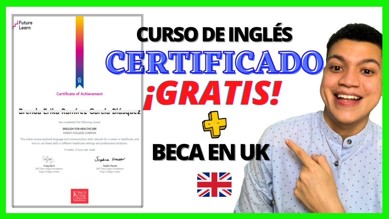 tema vaso Cayo 😱 Curso con CERTIFICADO GRATIS para APRENDER INGLES y BECA para ESTUDIAR  INGLES en el EXTRANJERO - YouTube