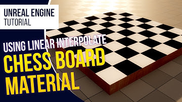 UE5 l Chess Board using Linear Interpolate Node l 2-Minute Material Tutorial l Unreal Engine 5