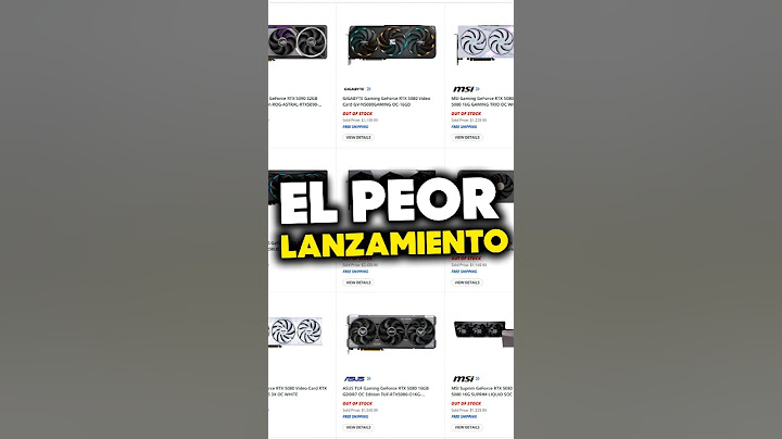 NO HAY RTX 50 PARA NADIE
