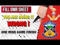 How to fill omr sheet in saint xaviers and sainik entrance exam
