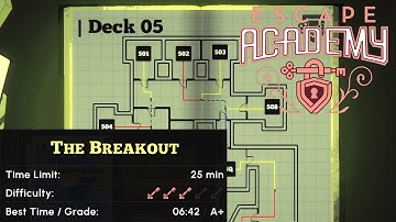 Escape Academy - The Breakout - Walkthrough with Puzzle Solutions