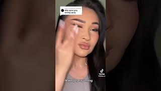 To Think I Have This Milk Setting Spray. Putting It To Work Right Away