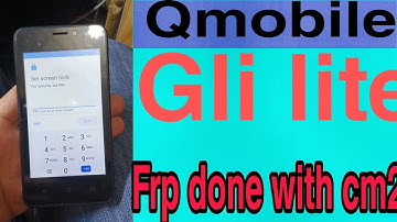 qmobile gli lite frp with cm2