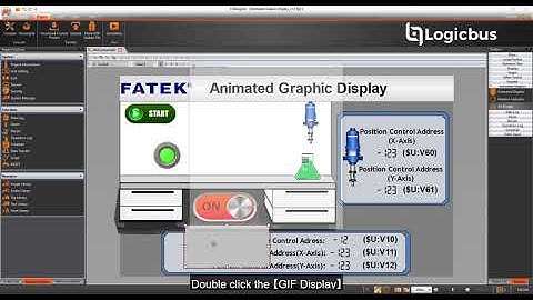 Ep5. How to use Animated Graphic Display - PLC HMI