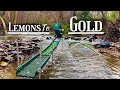 Turning lemons to gold  gold prospecting with a highbanker dredge combo for placer gold