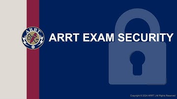 ARRT Exam Security